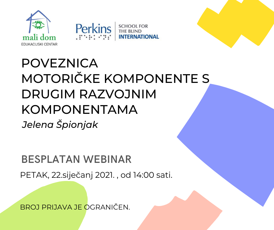 Najava webinara „Poveznica motoričke komponente s drugim razvojnim područjima